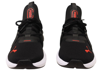 Puma Softride Enzo 5 Mens Comfortable Shoes Black Red