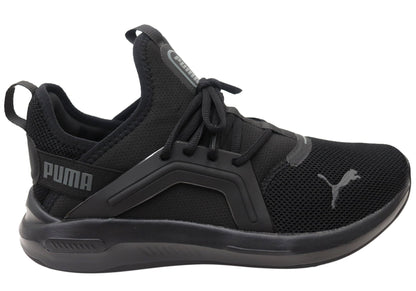 Puma Softride Enzo 5 Mens Comfortable Shoes Black Grey