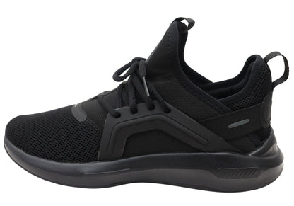 Puma Softride Enzo 5 Mens Comfortable Shoes Black Grey