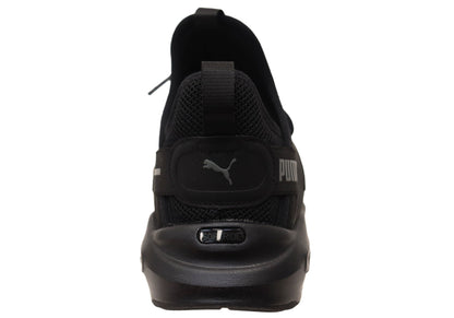 Puma Softride Enzo 5 Mens Comfortable Shoes Black Grey