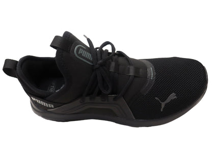Puma Softride Enzo 5 Mens Comfortable Shoes Black Grey