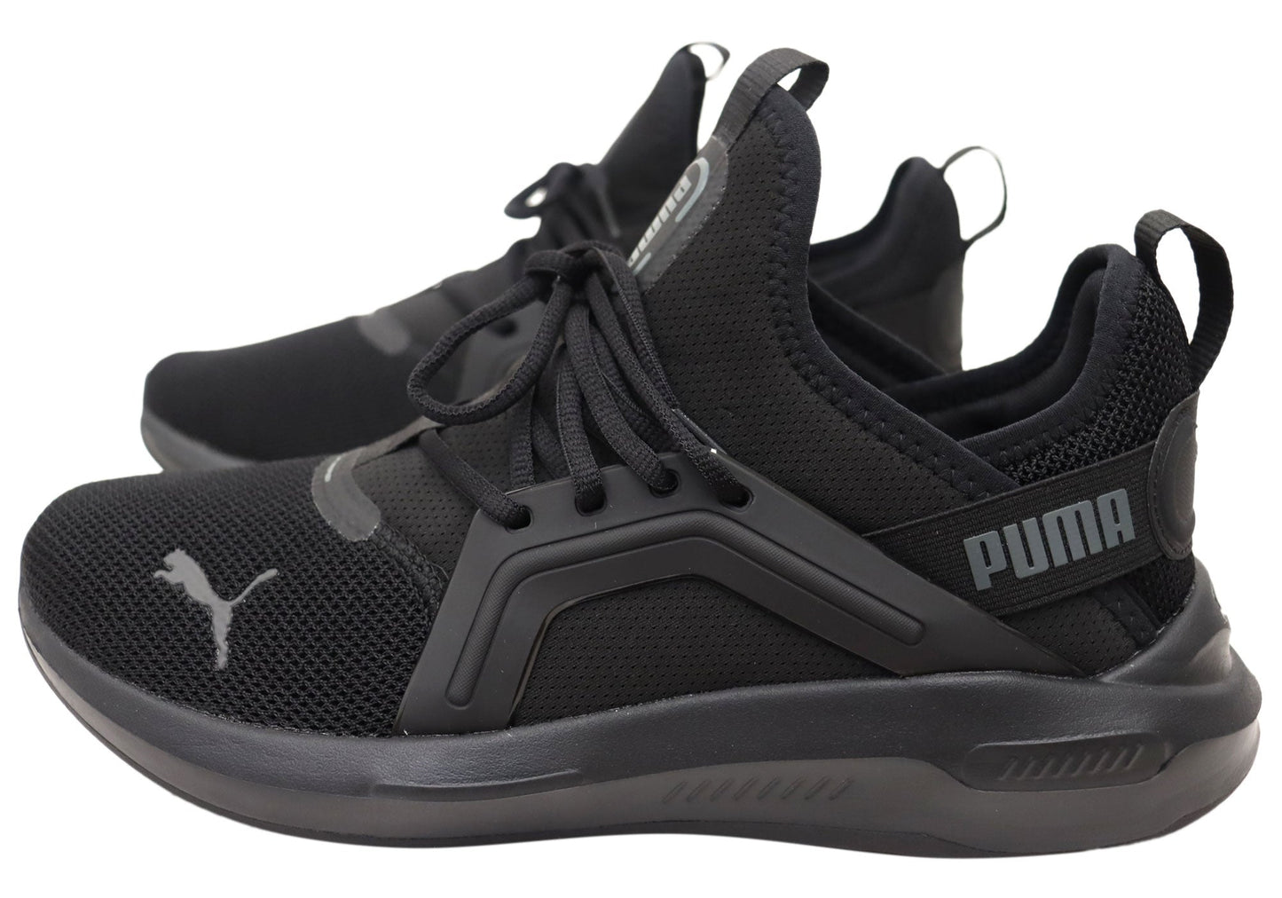 Puma Softride Enzo 5 Mens Comfortable Shoes Black Grey