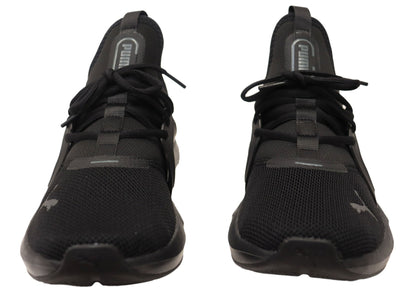 Puma Softride Enzo 5 Mens Comfortable Shoes Black Grey