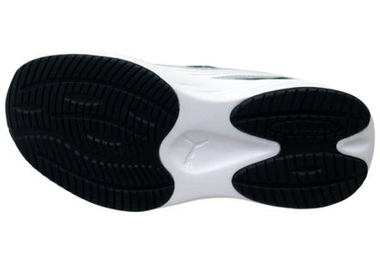 Puma Lite AC PS Kids Comfortable Athletic Shoes Black White