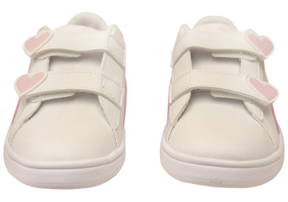 Puma Smash 3.0 Hearty V PS Kids Girls Adjustable Strap Sneakers