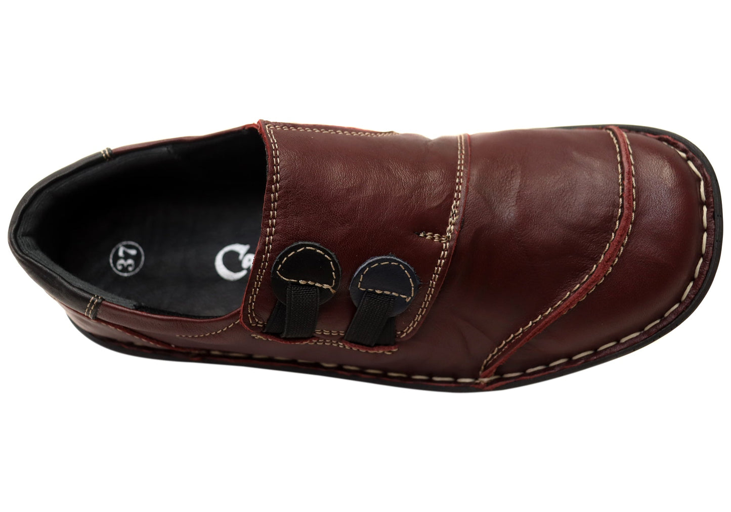 Cabello Comfort Womens 7305-27 Leather Shoes Made In Turkey