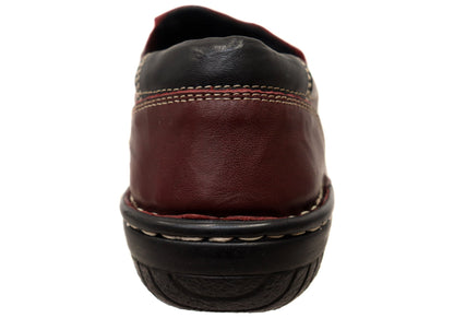 Cabello Comfort Womens 7305-27 Leather Shoes Made In Turkey