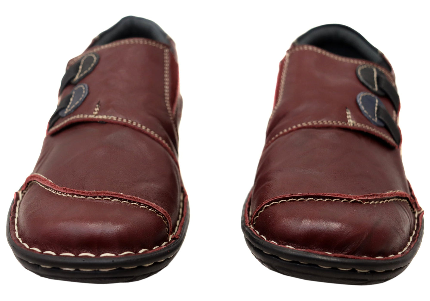 Cabello Comfort Womens 7305-27 Leather Shoes Made In Turkey
