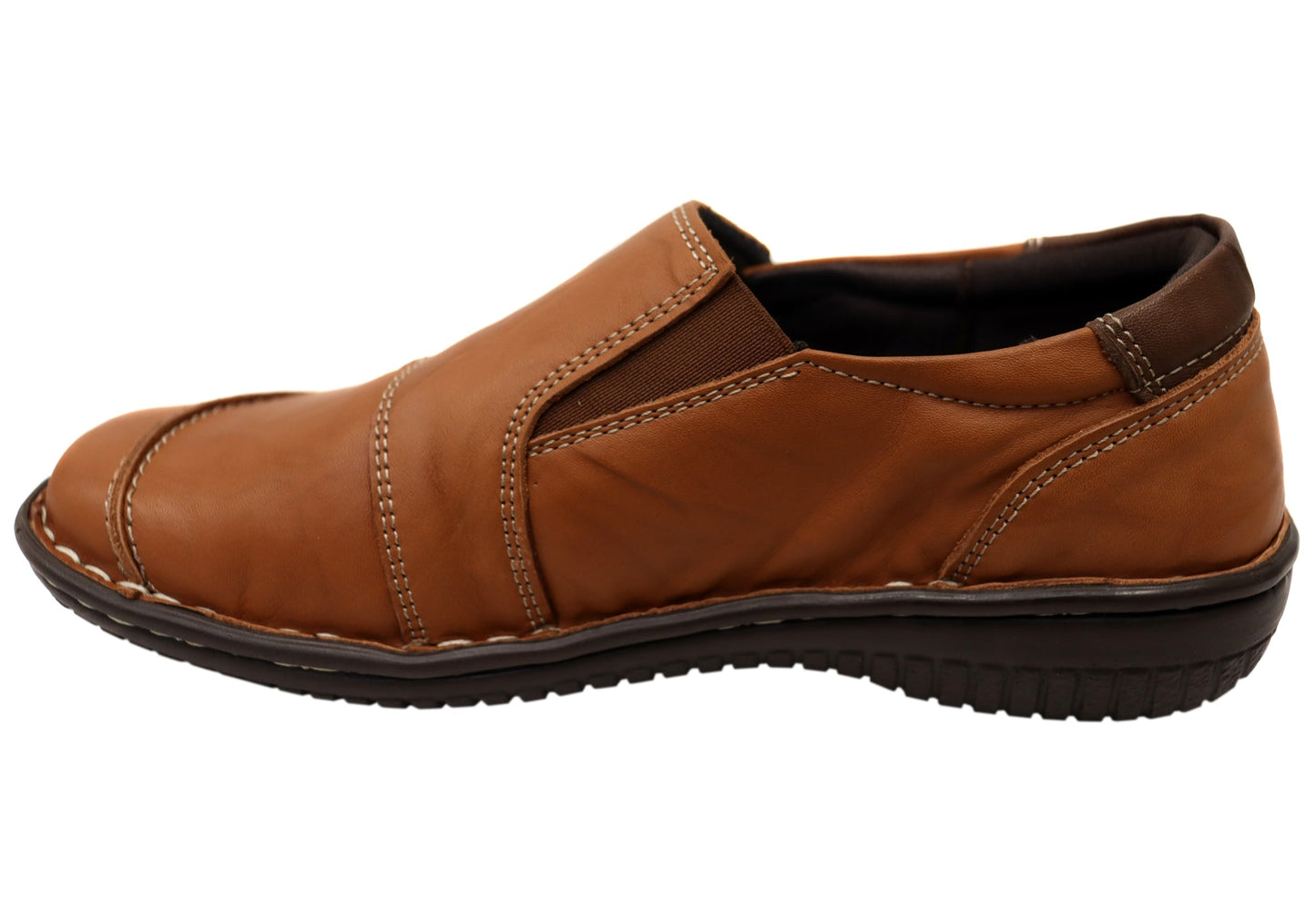 Cabello Comfort Womens 7305-27 Leather Shoes Made In Turkey