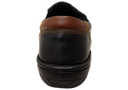 Cabello Comfort Womens 7305-27 Leather Shoes Made In Turkey