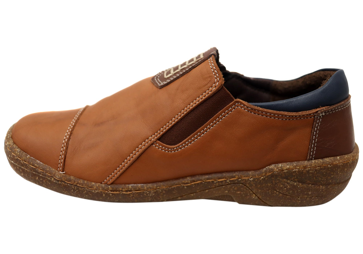 Cabello Comfort Womens 7311-307 Leather Shoes Made In Turkey