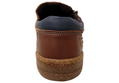 Cabello Comfort Womens 7311-307 Leather Shoes Made In Turkey