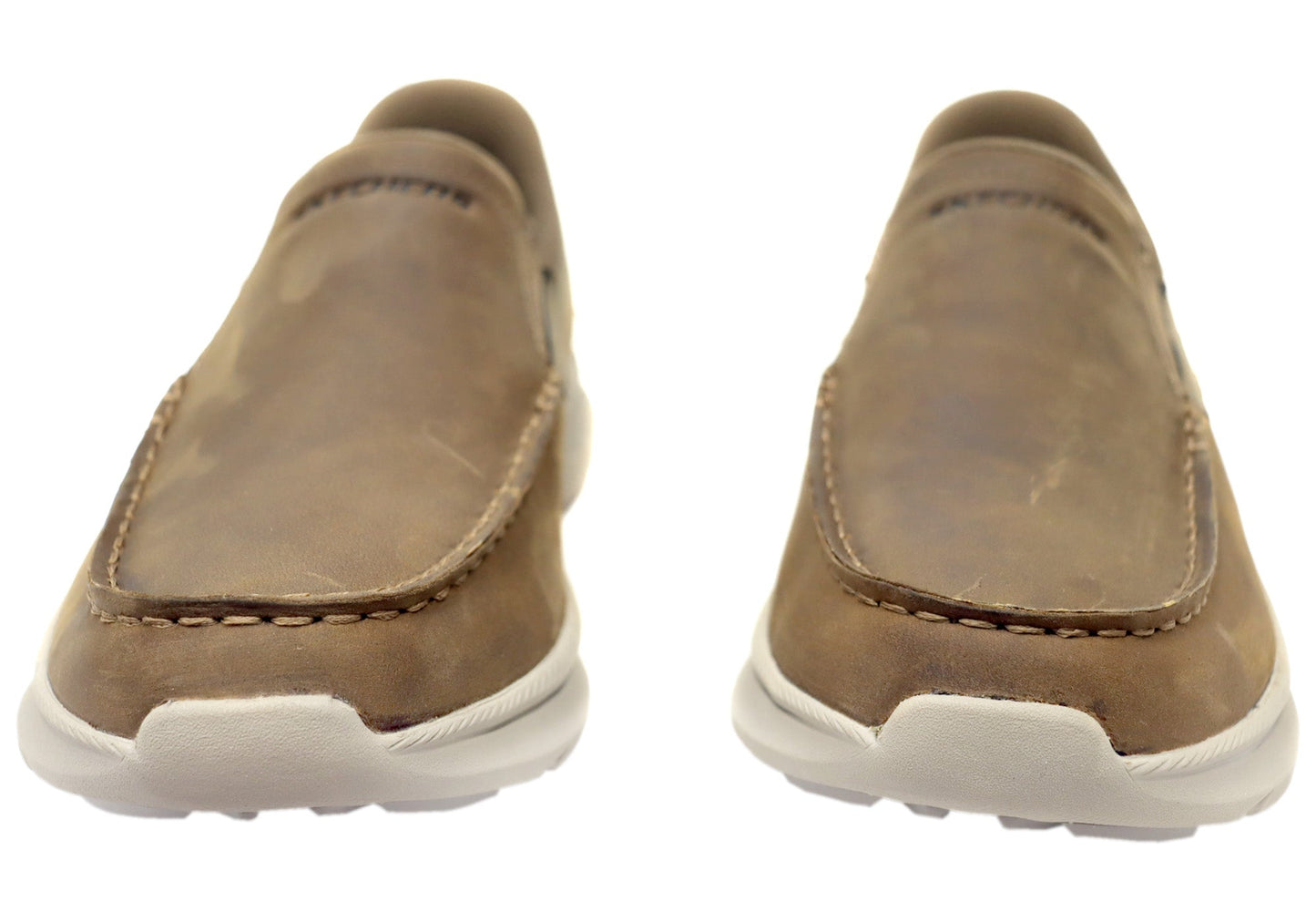 Skechers Mens Slip Ins Pollard Osgood Extra Wide Fit Leather Shoes