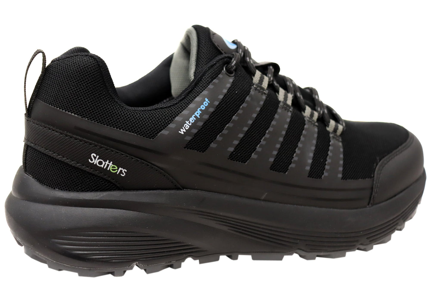 Slatters Wilderness Mens Comfortable Lace Up Waterproof Walking Shoes