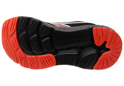 Sfida Switch Kids Boys Adjustable Strap Athletic Shoes Black Red