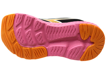 Sfida Switch Kids Girls Adjustable Strap Athletic Shoes Black Pink