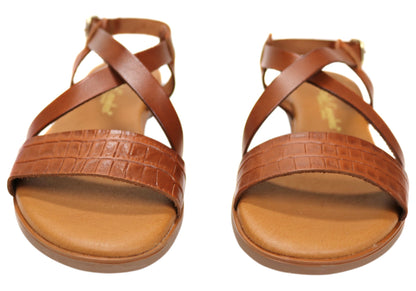 Lola Canales Mistee Womens Comfortable Leather Sandals Made In Spain