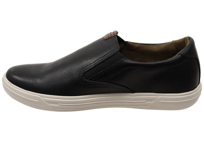Pegada Strobe Mens Comfortable Brazilian Leather Slip On Casual Shoes