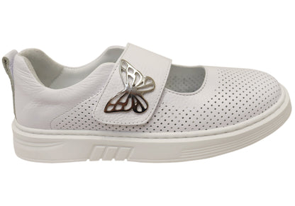Orizonte Butterfly Womens European Comfortable Leather Mary Jane Shoes