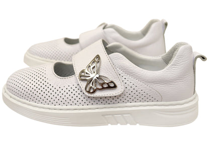 Orizonte Butterfly Womens European Comfortable Leather Mary Jane Shoes