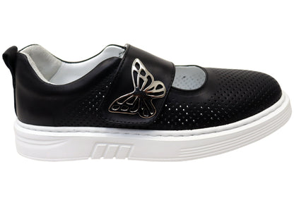 Orizonte Butterfly Womens European Comfortable Leather Mary Jane Shoes