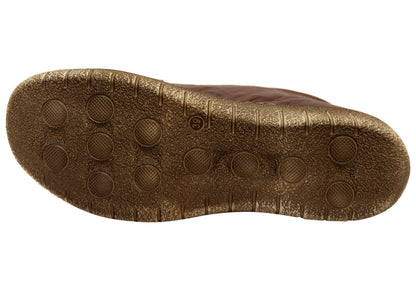 Cabello Comfort 7232-420 Womens Comfort Leather European Ankle Boots