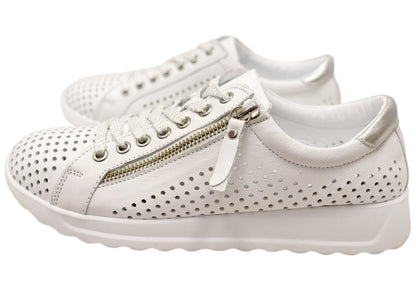 Cabello Comfort EG256 Womens Leather European Casual Shoes