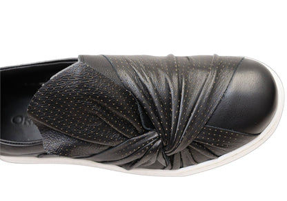 Orizonte Colette Womens European Leather Comfortable Slip On Shoes