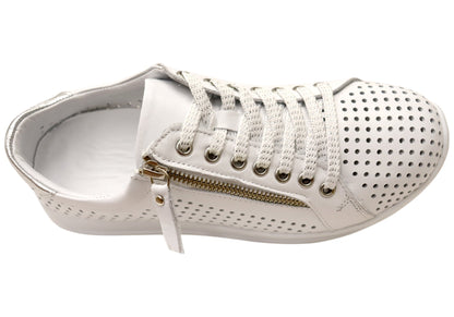 Cabello Comfort EG256 Womens Leather European Casual Shoes