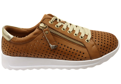 Cabello Comfort EG256 Womens Leather European Casual Shoes
