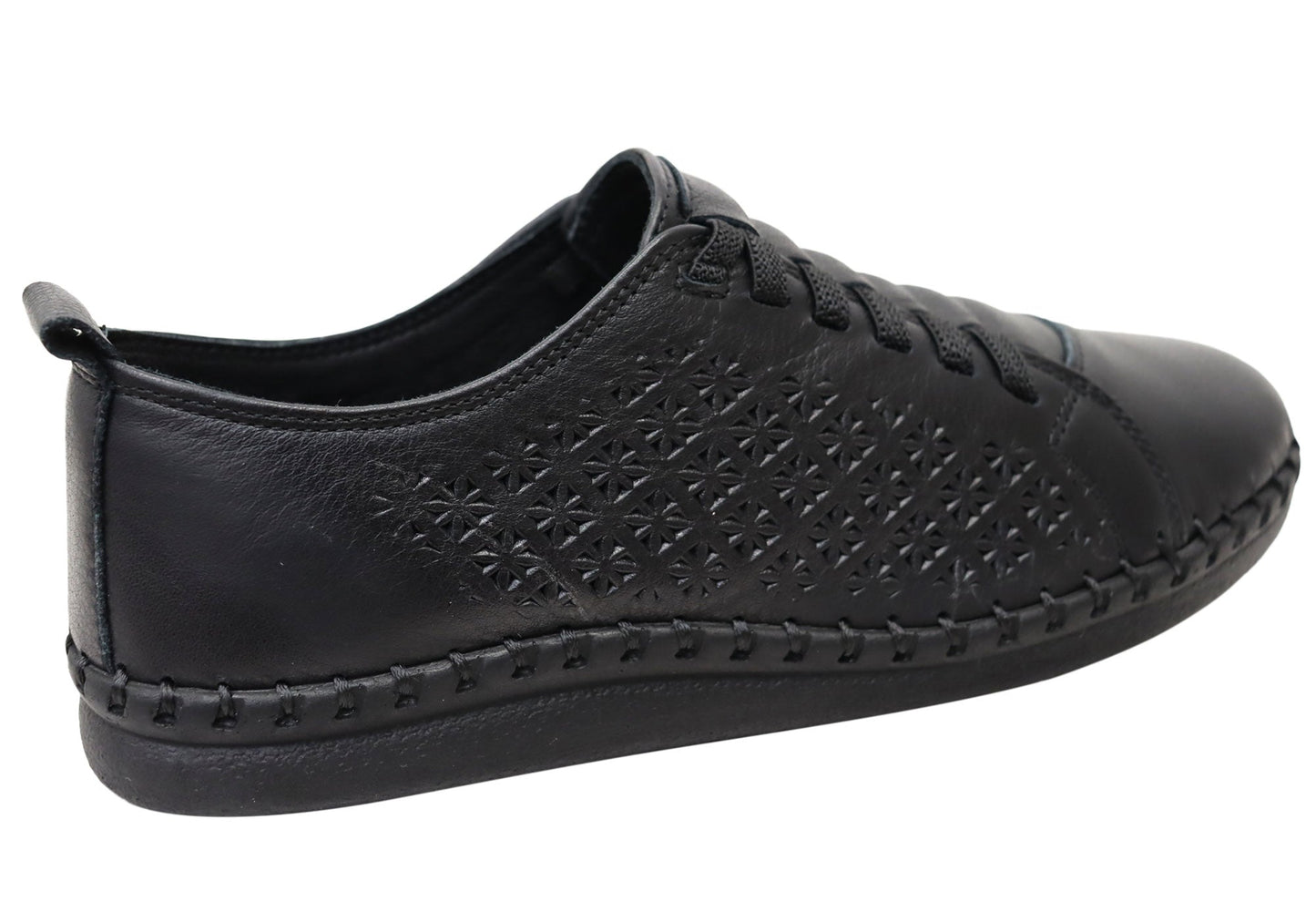 Orizonte Stride Womens European Leather Comfortable Slip On Shoes
