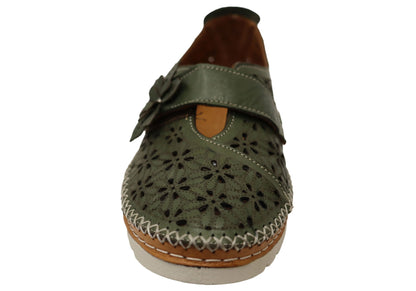 Orizonte Bizette Womens European Leather Comfortable Mary Jane Shoes
