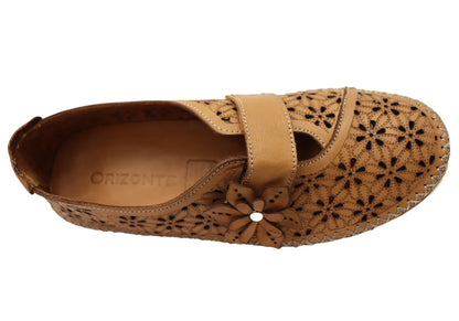 Orizonte Bizette Womens European Leather Comfortable Mary Jane Shoes