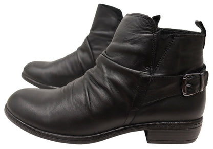 Cabello Comfort Enrich Womens Leather European Low Heel Ankle Boots