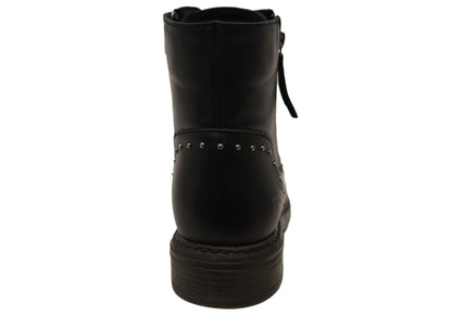Cabello Comfort Esther Womens Comfortable Leather European Ankle Boots