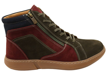 Cabello Comfort Willora Womens Comfort Leather European Ankle Boots