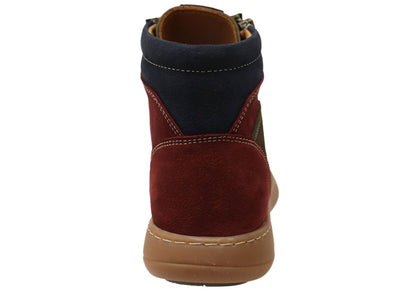 Cabello Comfort Willora Womens Comfort Leather European Ankle Boots