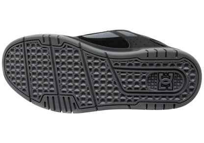 DC Shoes Mens Stag Comfortable Leather Shoes Black Grey Lime