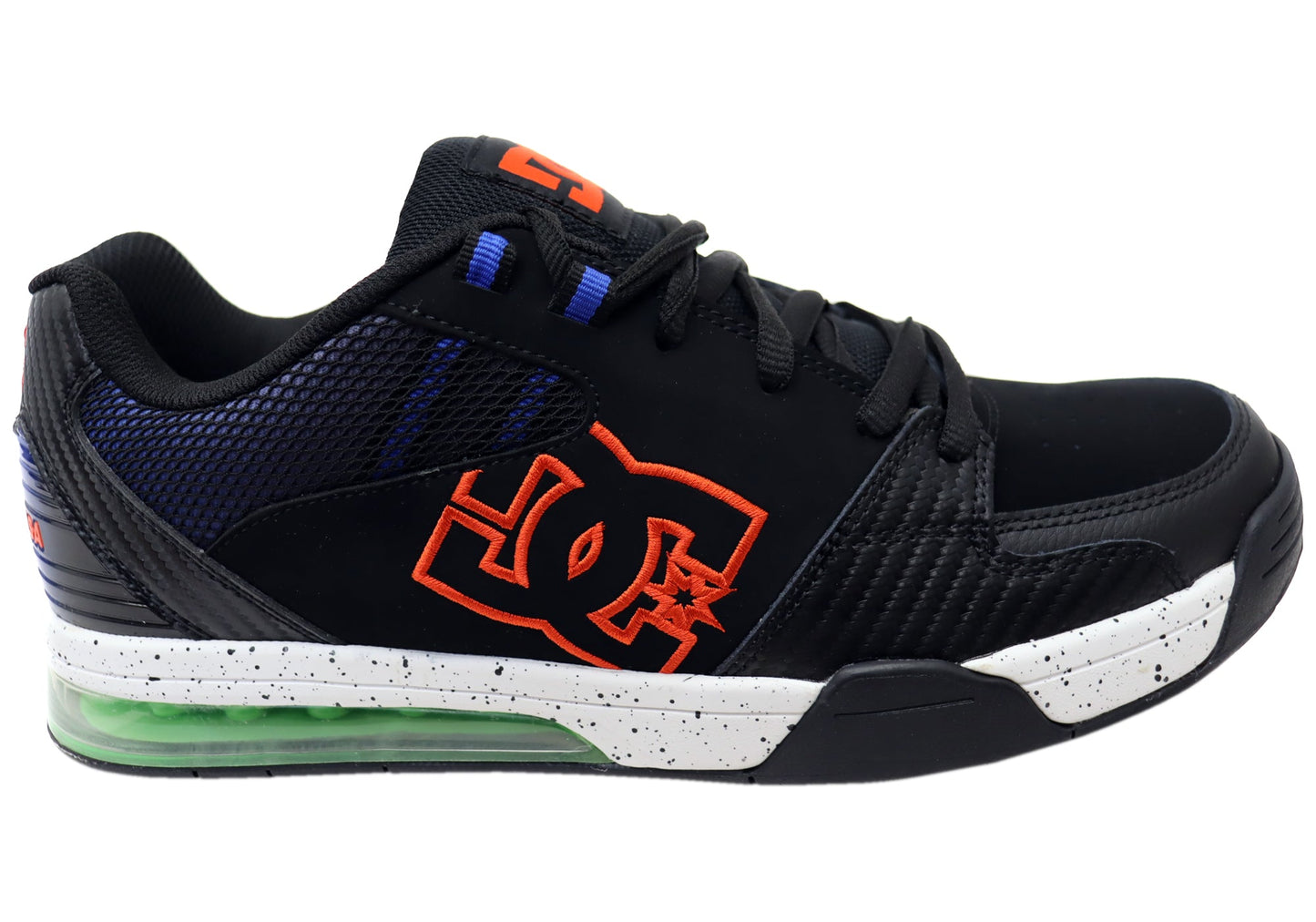 DC Shoes Mens Comfortable Leather Versatile Le Shoes Black Red Blue