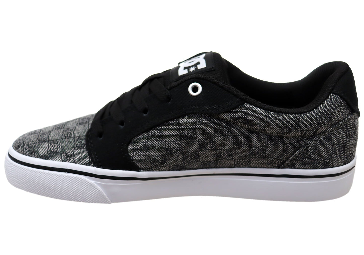 DC Shoes Mens Comfortable Anvil TX Lace Up Shoes Charcoal