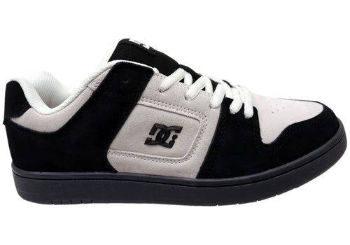 DC Shoes Mens Manteca 4 S Comfortable Leather Shoes White Black