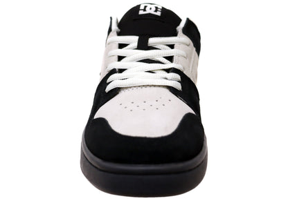 DC Shoes Mens Manteca 4 S Comfortable Leather Shoes White Black
