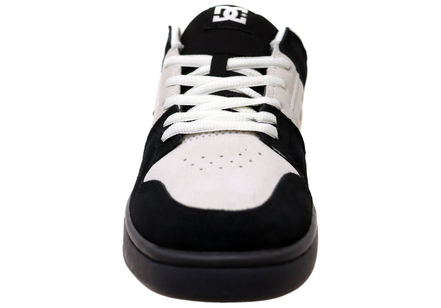 DC Shoes Mens Manteca 4 S Comfortable Leather Shoes White Black