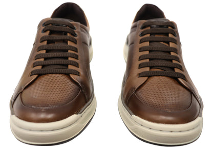 Democrata Wolfe Mens Comfortable Leather Casual Shoes Made In Brazil