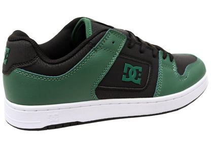 DC Shoes Mens Manteca 4 Comfortable Leather Shoes Black Forest