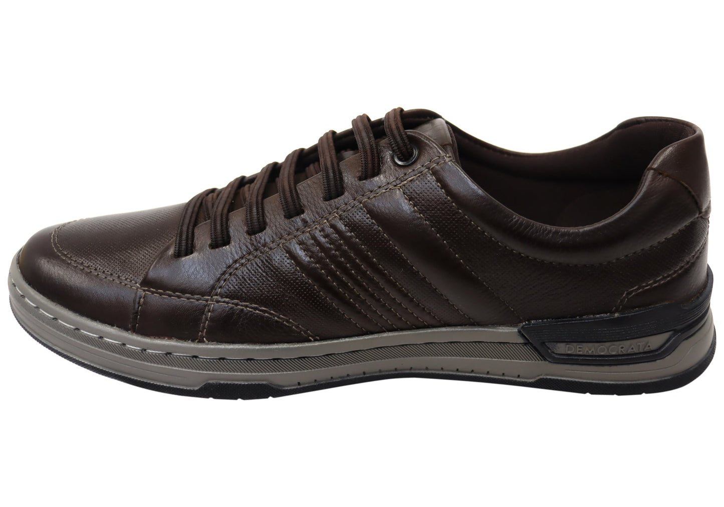 Democrata Tyler Mens Comfortable Leather Casual Shoes Made In Brazil