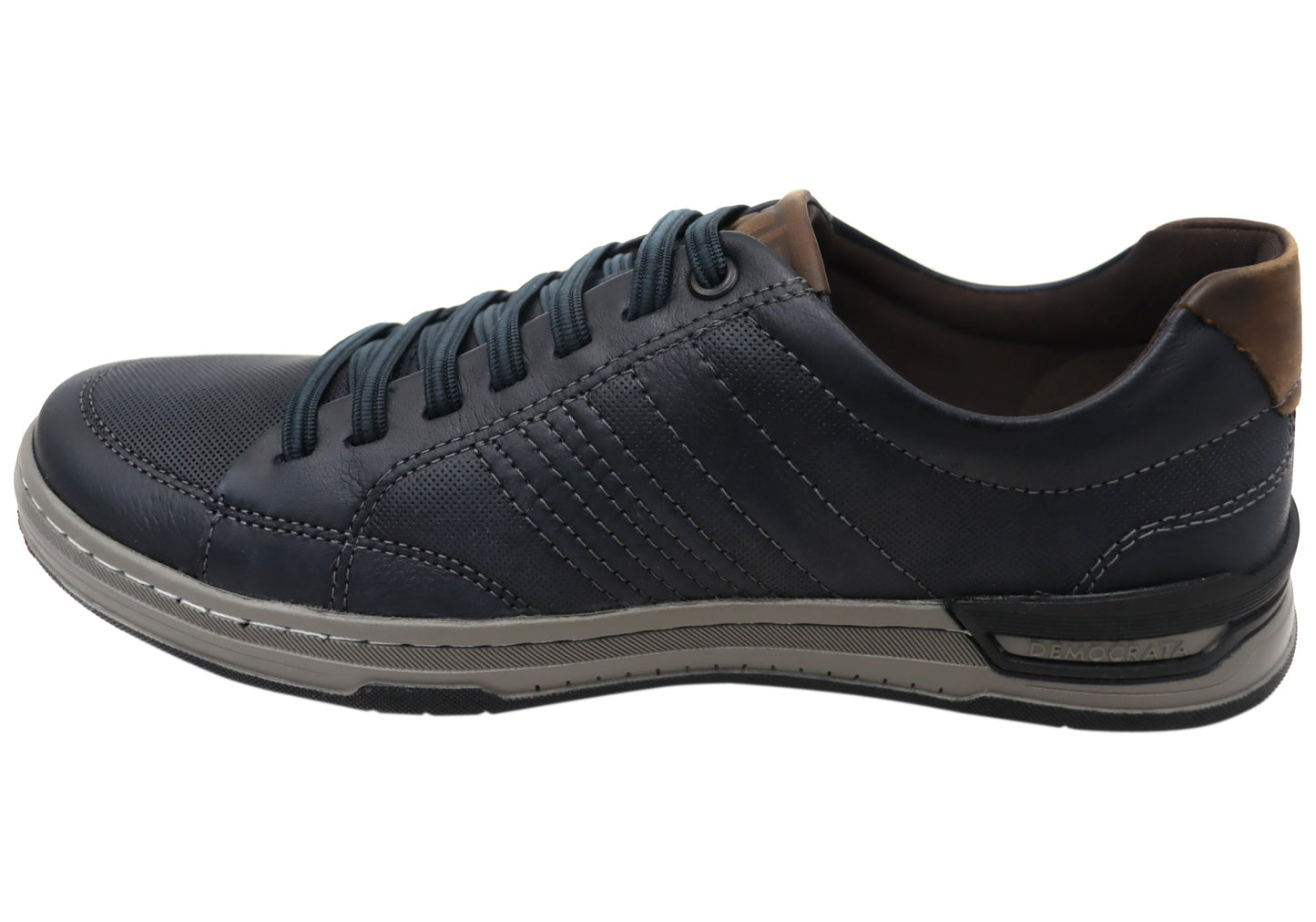 Democrata Tyler Mens Comfortable Leather Casual Shoes Made In Brazil