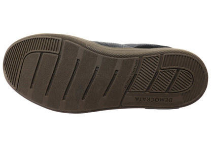 Democrata Winton Mens Comfortable Leather Casual Shoes Made In Brazil