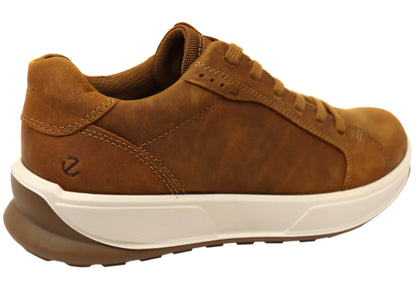 ECCO Mens Byway 2.0 Comfortable Leather Casual Lace Up Sneakers Shoes