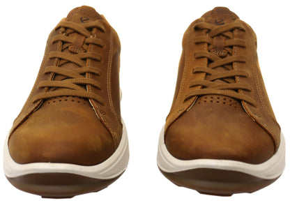 ECCO Mens Byway 2.0 Comfortable Leather Casual Lace Up Sneakers Shoes